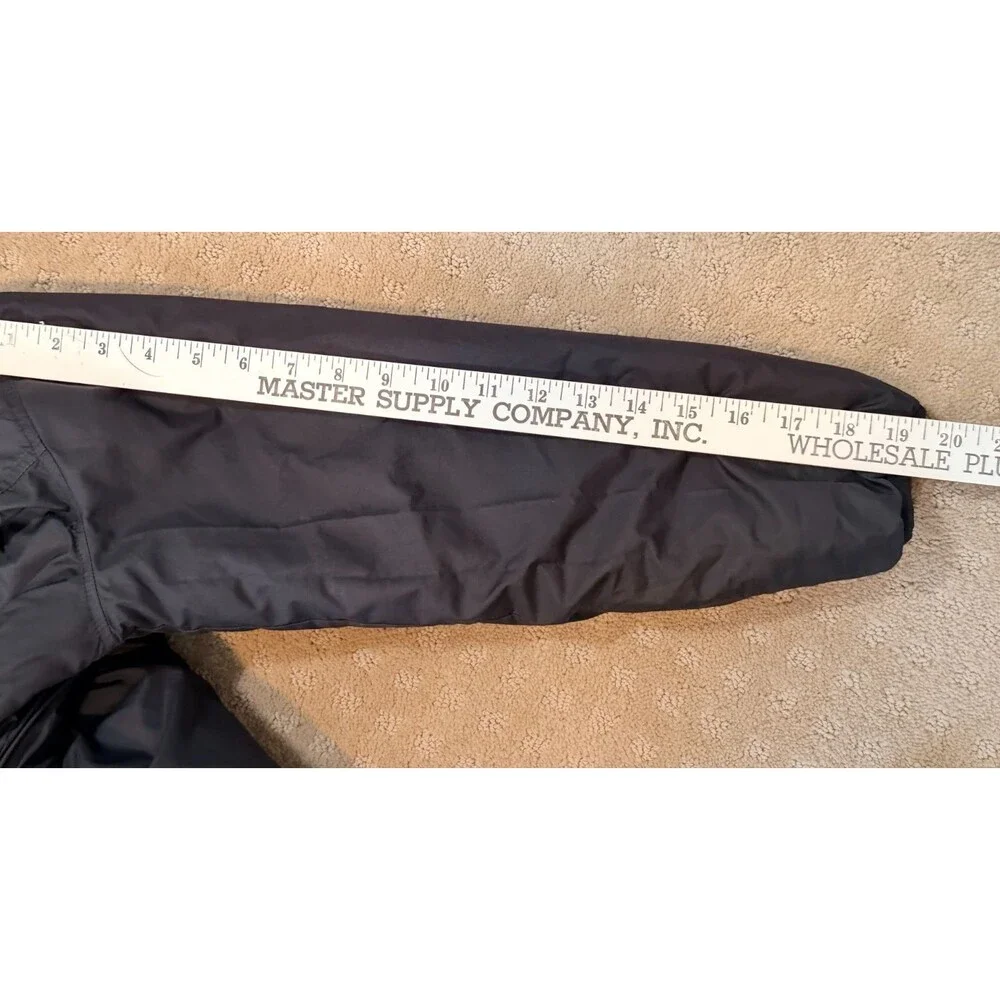 The North Face Reversible Black Puffer Fleece Jacket Youth Large 10-12 Gorpcore
